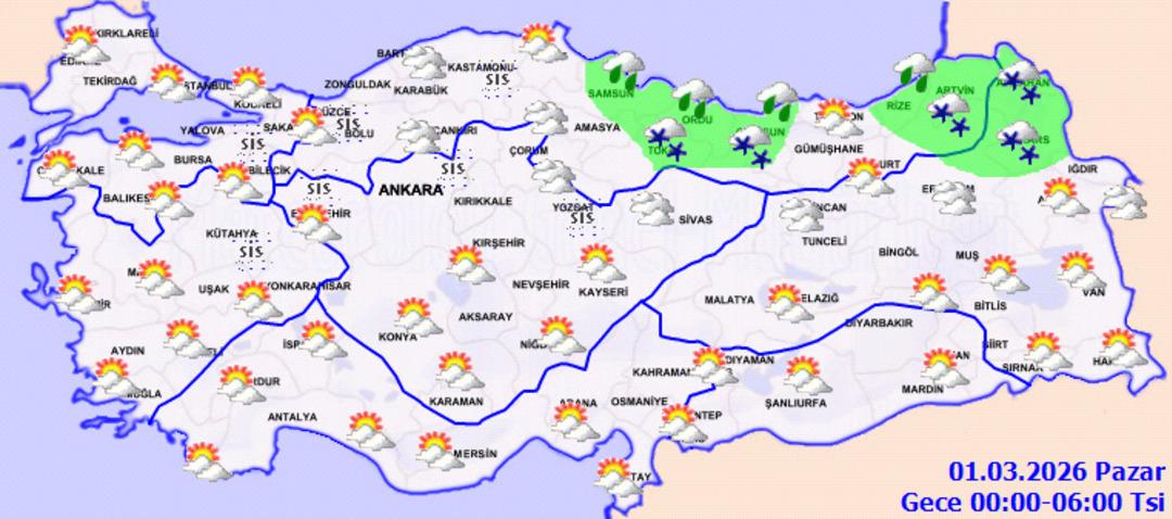 Meteoroloji il il uyardı: Kuvvetli kar ve fırtına geliyor! 28 Şubat Cumartesi hava durumu tahminleri... 4