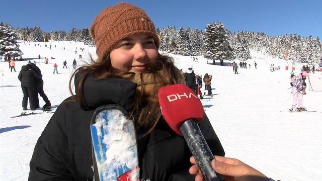 Uludağ da hafta sonu yoğunluğu 8
