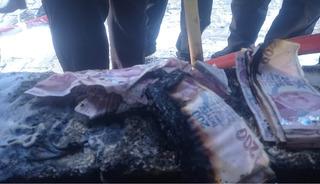 Kahramanmaraş&rsquo;ta bir evde &ccedil;ıkan yangında 183 bin TL para yandı!