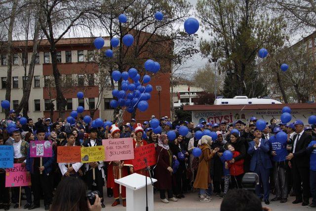 Çankırı’da ’Otizm Farkındalık Yürüyüşü’