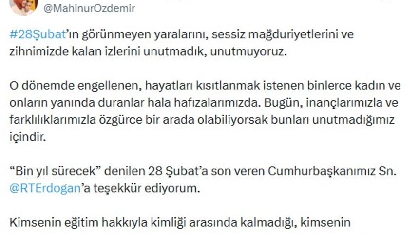 Bakan G&ouml;ktaş&rsquo;tan '28 Şubat' mesajı