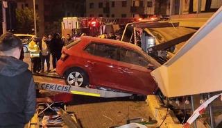 &Uuml;sk&uuml;dar&rsquo;daki iş yeri kazasının g&uuml;venlik kamerası g&ouml;r&uuml;nt&uuml;leri ortaya &ccedil;ıktı