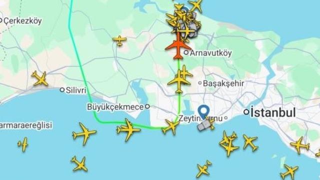 Ülkeler hava sahalarını kapadı, uçaklar İstanbul Havalimanı’na indi