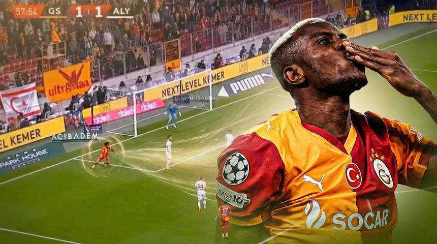 Osimhen sonunda bunu da yaptı! R&ouml;veşataya kalktı, herkes gol beklerken ilgin&ccedil; bir olay yaşandı