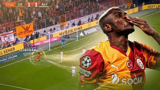 Osimhen sonunda bunu da yaptı! Röveşataya kalktı, herkes gol beklerken ilginç bir olay yaşandı