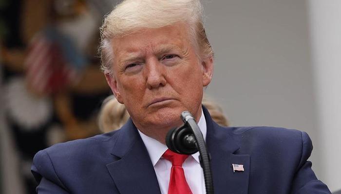 Trump'tan yeni a&ccedil;ıklama! Bahreyn'de bina b&ouml;yle vuruldu