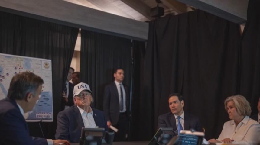 Beyaz Saray fotoğraflarını paylaştı: Trump, operasyonu b&ouml;yle izledi