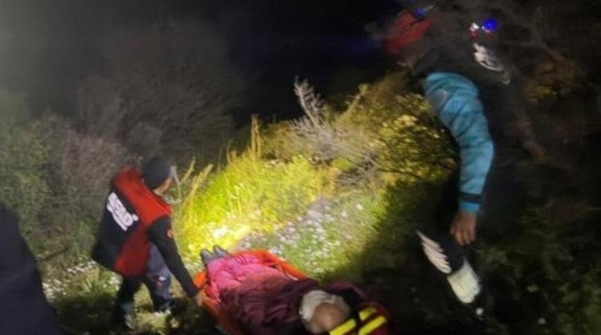 Kaybolan Alzheimer hastası yaşlı adam termal kameralı dronla bulundu