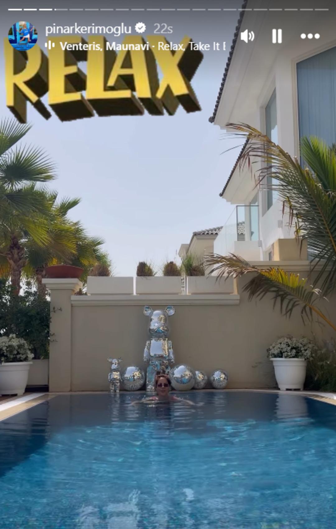 Pınar Kerimoğlu Dubai de korku dolu anlar yaşadı! Paylaşıp sildi: 