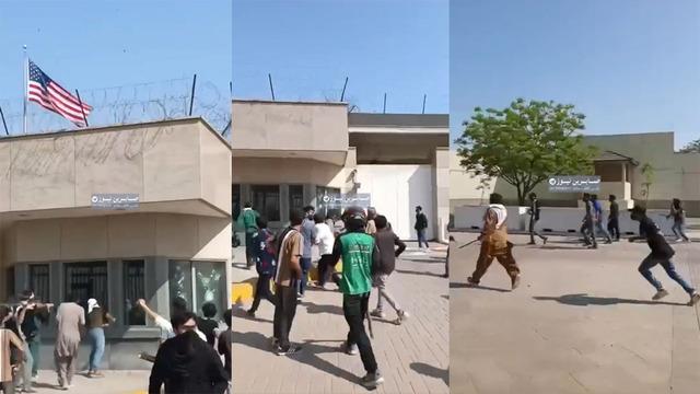 ABD Konsolosluğu'nu ateşe verdiler! Hamaney'in ölümünden sonra Pakistan da karıştı