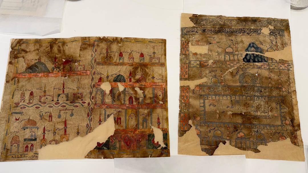 K&uuml;tahya&rsquo;da 300 par&ccedil;a sır: Duvar oyuğundan Mekke planı &ccedil;ıktı! 5