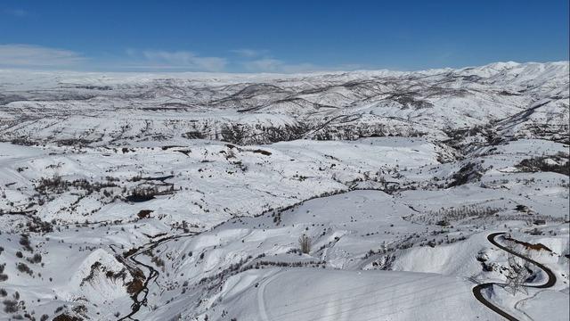 Bing&ouml;l&rsquo;de kar sonrası kartpostallık g&ouml;r&uuml;nt&uuml;ler ortaya &ccedil;ıktı 4