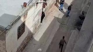 Madde bağımlısı sokak ortasında yığılıp kaldı