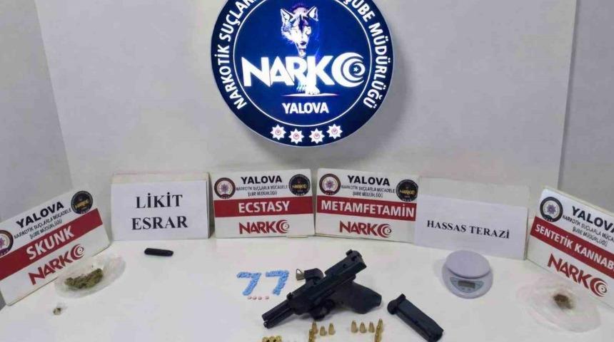 Yalova&rsquo;da uyuşturucu operasyonunda 4 tutuklama