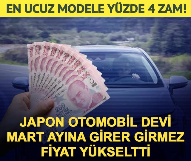 Toyota Mart ayına zamla giriş yaptı! En ucuz Toyota Corolla 1.770.000 TL oldu!