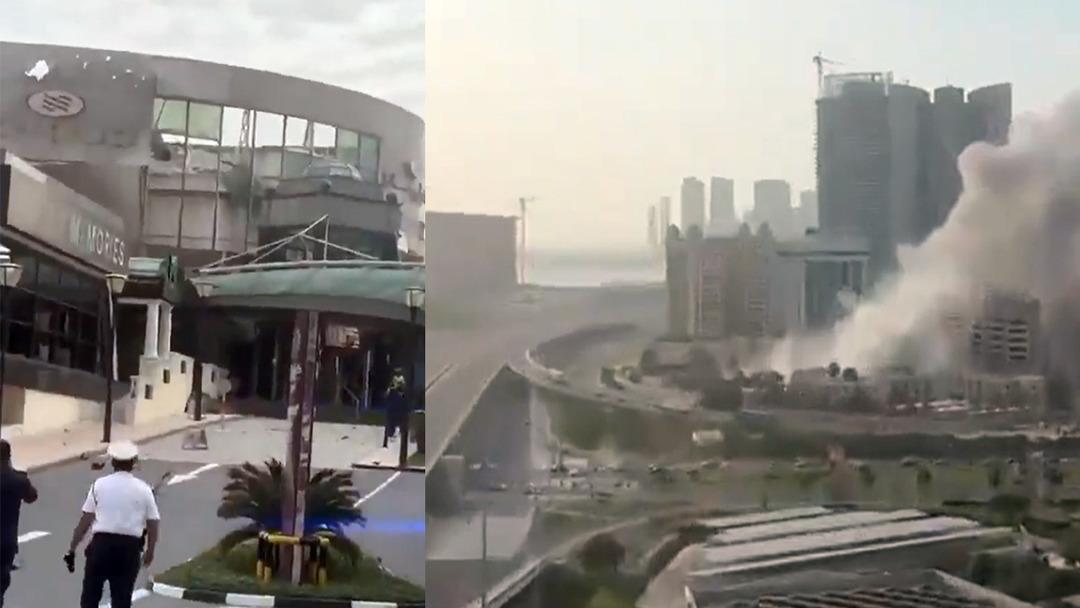 İran ın hedef aldığı Bahreyn in kalbinde otel saldırısı! G&ouml;r&uuml;nt&uuml;s&uuml; ortaya &ccedil;ıktı 1