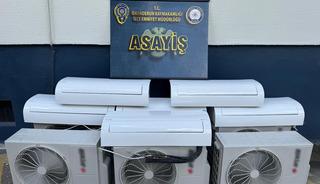 Konteyner kentten &ccedil;aldıkları klimaları sattılar! 2 zanlı tutuklandı