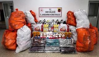 Van'da 9 milyon 903 bin TL'lik ka&ccedil;ak malzemeler ele ge&ccedil;irildi