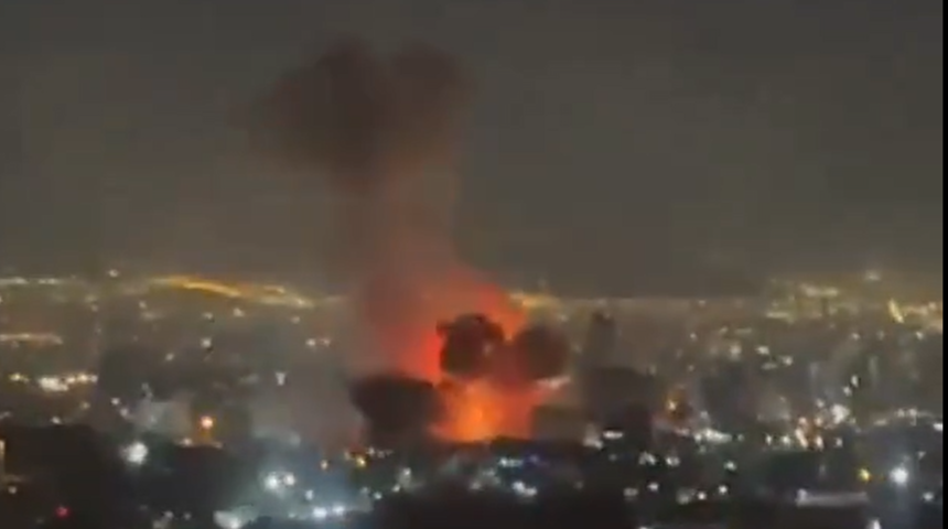 İran'ın başkenti Tahran'a yeni hava saldırısı! U&ccedil;ak sesleri duyuldu, şiddetli patlamalar yaşandı