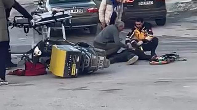 Elazığ’da motosiklet ile otomobil çarpıştı: 1 yaralı