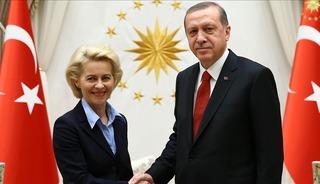 Cumhurbaşkanı Erdoğan, von der Leyen ile g&ouml;r&uuml;şt&uuml;