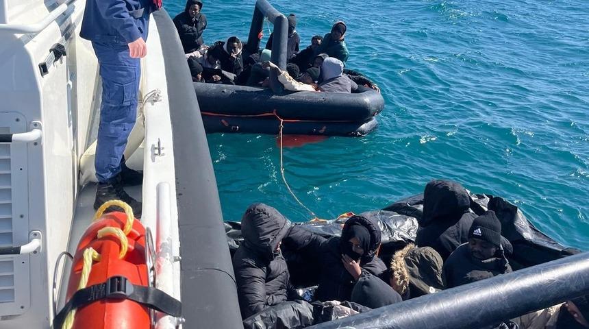 Aydın&rsquo;da 31 d&uuml;zensiz g&ouml;&ccedil;men kurtarıldı