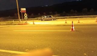 Buldan&rsquo;da iki otomobil kavşakta &ccedil;arpıştı! 1 yaralı