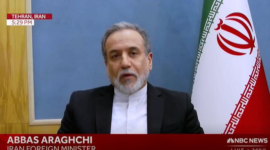 İran Dışişleri Bakanı Arak&ccedil;i'nin o soruya yanıtı g&uuml;ndem oldu! "&Ccedil;&uuml;nk&uuml; bizi bombalıyorsunuz"