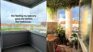 Uygun fiyatlı dokunuşla balkonu seraya çevirdi! Siz de evinizde uygulayabilirsiniz