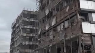 Tahran'da vurulan hastane görüntülendi! DSÖ: Kabul edilemez