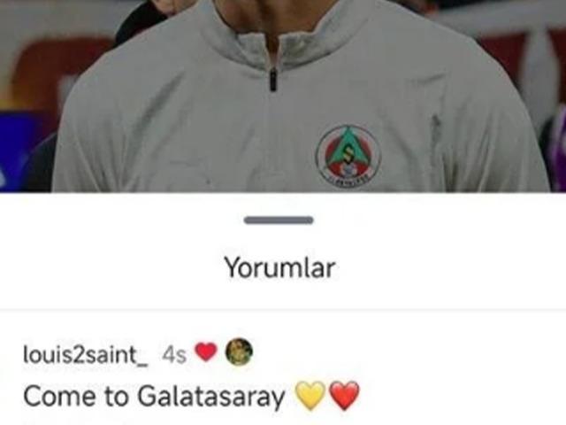 Taraftarın 'come to Galatasaray' yorumuna beğeni! 