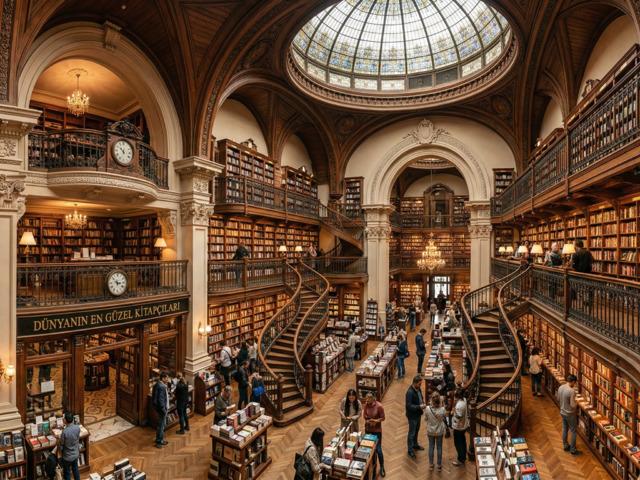 D&uuml;nyanın en g&uuml;zel kitap&ccedil;ıları: Y&uuml;zeni bile var!