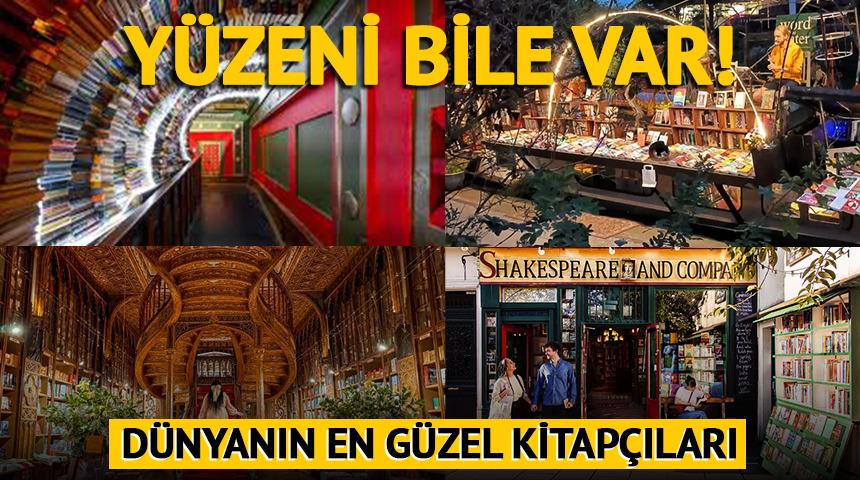 D&uuml;nyanın en g&uuml;zel kitap&ccedil;ıları: Y&uuml;zeni bile var!