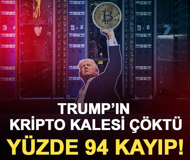 Trump’ın kripto kalesi çöktü: Kayıp yüzde 94’ü buldu!