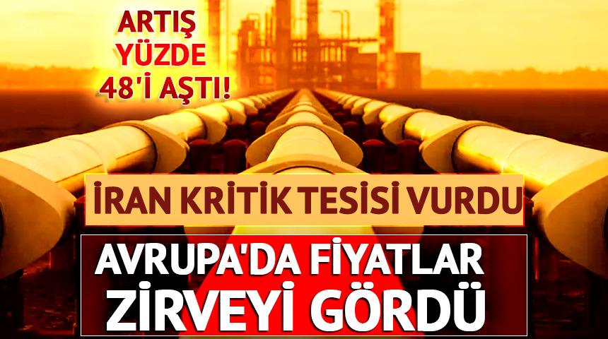 Avrupa&rsquo;da doğal gaz fiyatları y&uuml;zde 48 y&uuml;kseldi