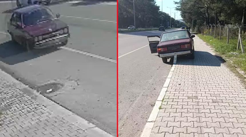 Kaza yapan ara&ccedil;ta uyuşturucu madde bulundu