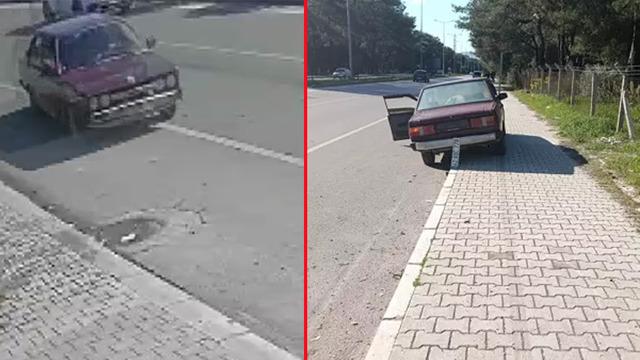 Kaza yapan araçta uyuşturucu madde bulundu