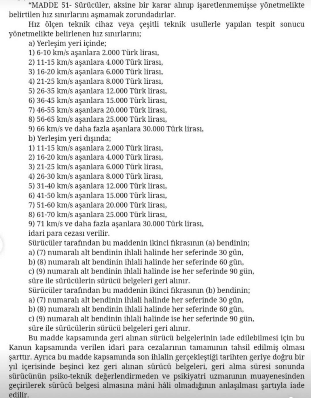 Radar uygulamasında y&uuml;zde 10 tolerans kalktı: 6 km/s &uuml;zeri aşıma doğrudan ceza 1