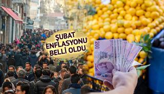 T&Uuml;İK Şubat enflasyonunu a&ccedil;ıkladı!