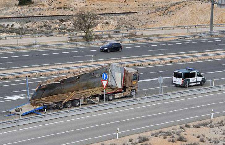 İspanya'da filler otoyolu kapattı  G5