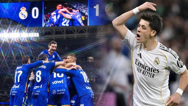 Arda Güler'li Real Madrid, Getafe'ye mağlup oldu! Zirve yarışı karıştı