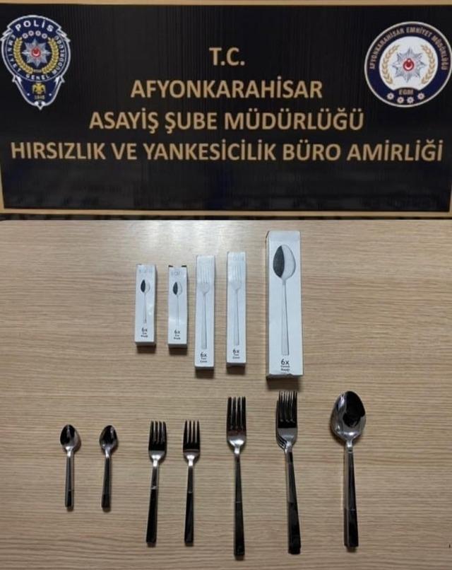 &Ccedil;atal kaşık dahi &ccedil;alan hırsızları polis yakaladı 1