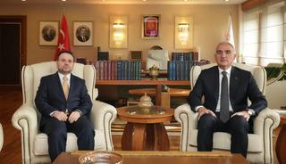 Bakan G&uuml;rlek'ten Bakan Ersoy'a ziyaret