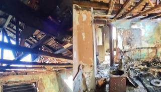 Soba kaynaklı yangın evi harabeye &ccedil;evirdi