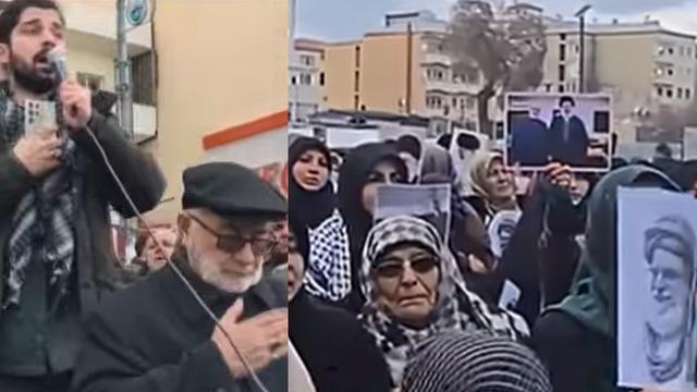 Iğdır'da Hamaney'i anmak için sokaklara çıktılar