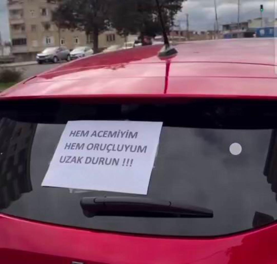 Acemi s&uuml;r&uuml;c&uuml;den trafikte  ilgin&ccedil;  &ouml;nlem! 1