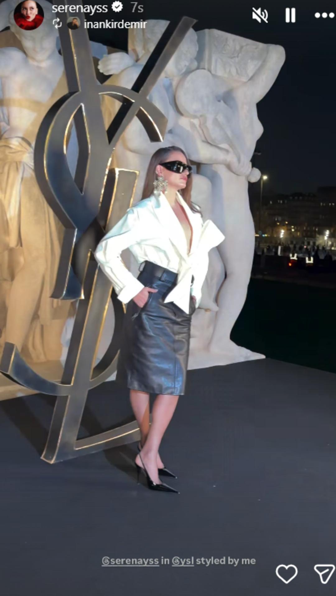 Serenay Sarıkaya Paris Moda Haftası nda! Herkes onu konuştu 1