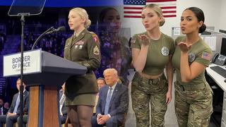 Milyonları kandıran fotoğraflar! ABD'li sarışın komutan sosyal medyada gündem oldu