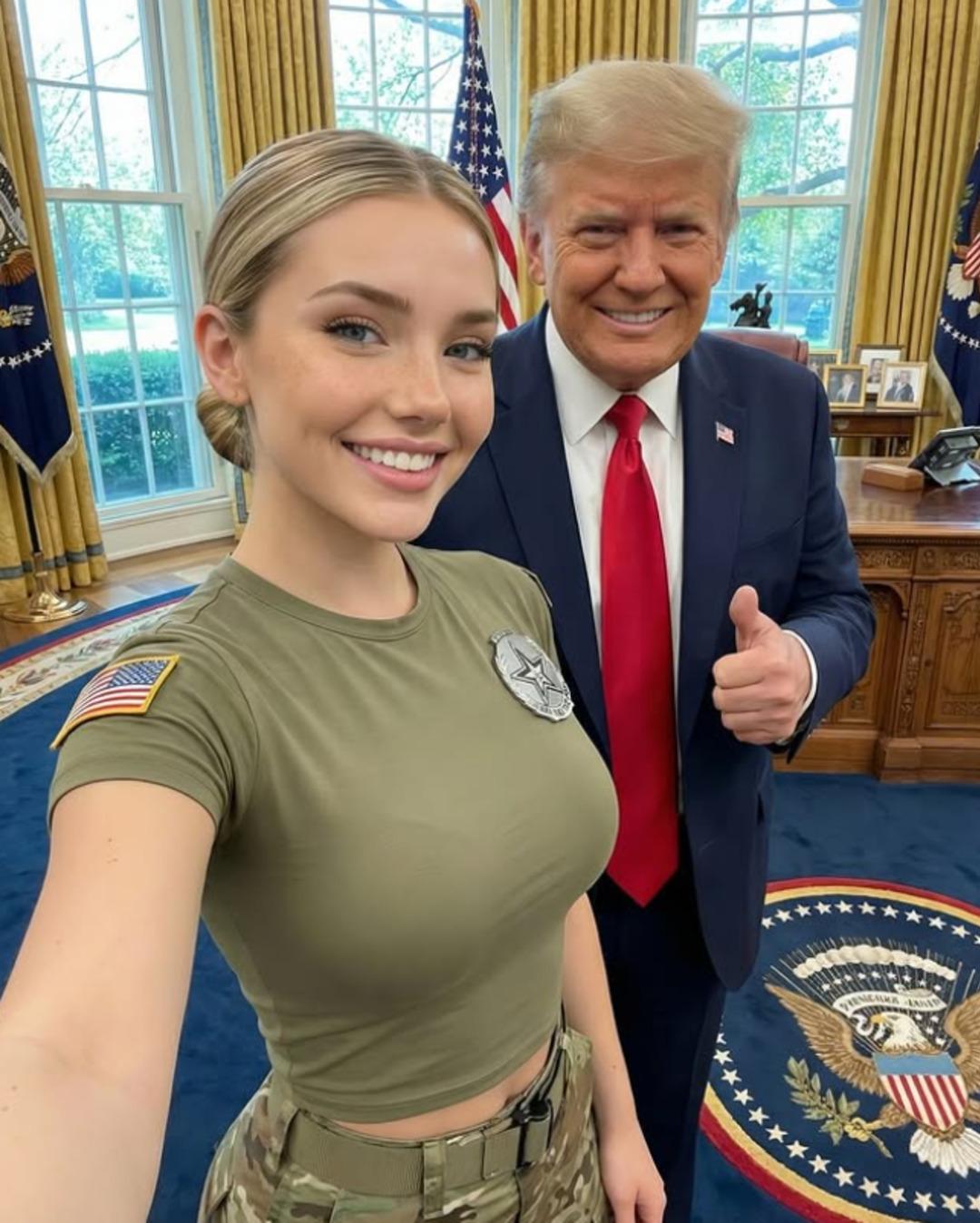 Milyonları kandıran fotoğraflar! ABD li sarışın komutan sosyal medyada gündem oldu 2