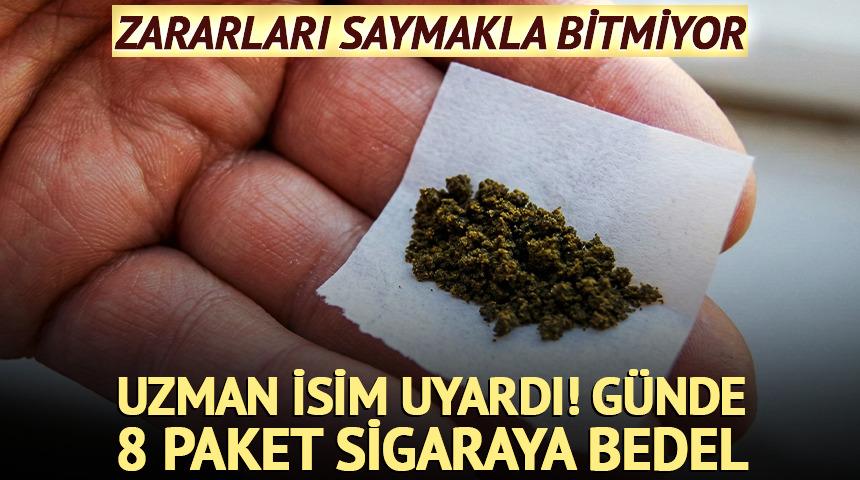 Zararları saymakla bitmiyor! G&uuml;nde 8 paket sigaraya bedel